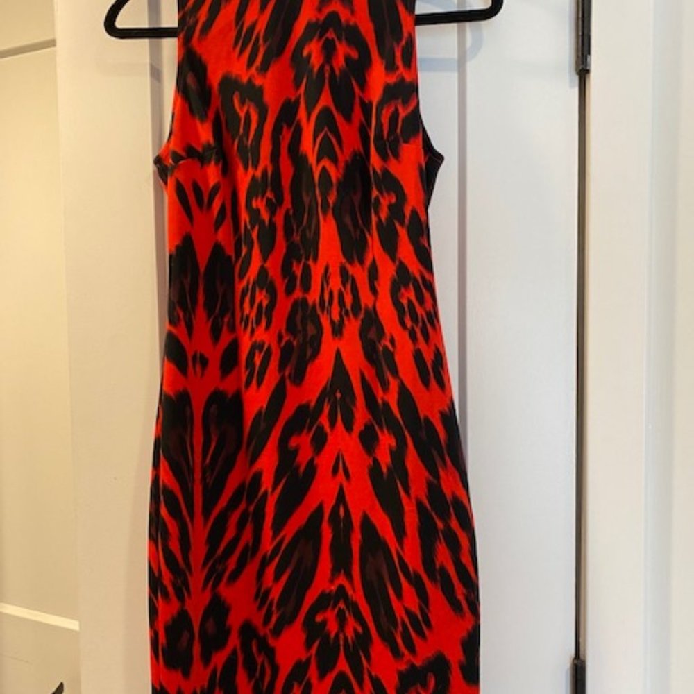 Jennifer Lopez Animal Print Dress